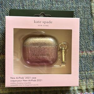 Kate Spade New York AirPods Pro Case - Ombre Glitter Sunset/Pink Multi/Gold